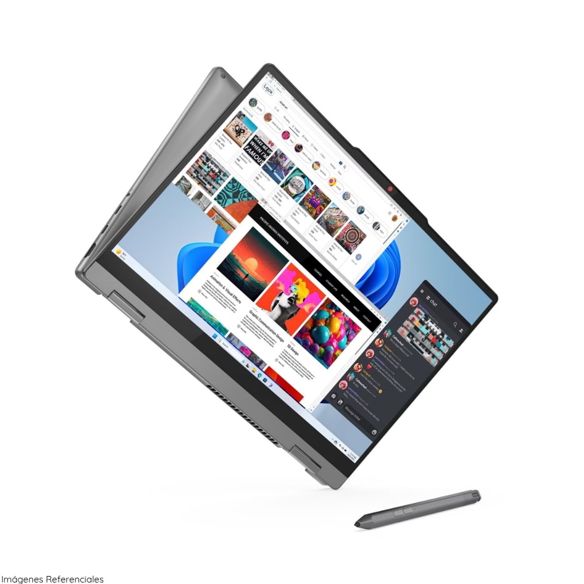 LENOVO - Laptop Lenovo Ideapad 5 2 en 1 AMD Ryzen 7 8845HS 16GB RAM 512GB SSD 14" WUXGA - 83DR007QLM