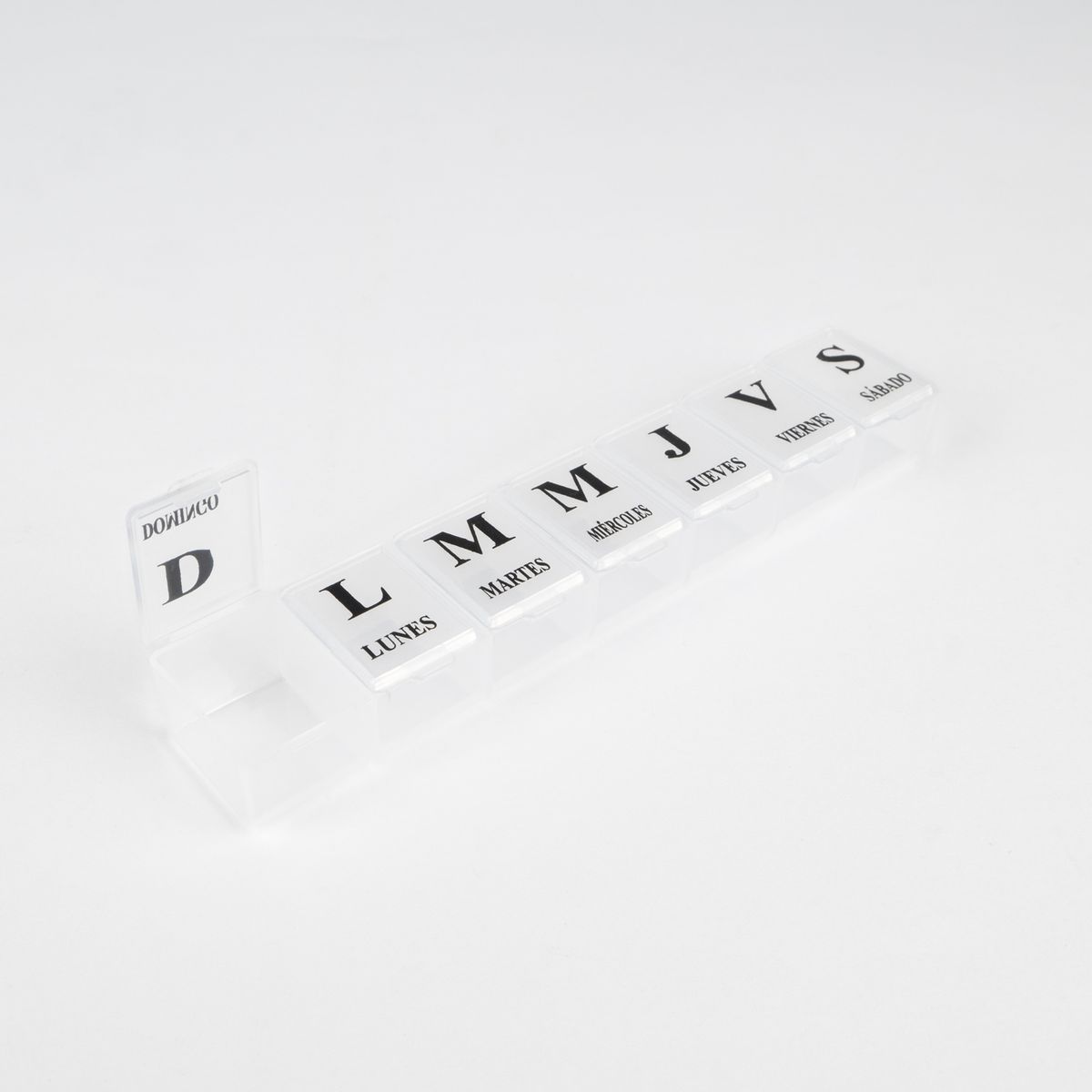 GENERICO - Pastillero Semanal Capsulero de 1 Toma