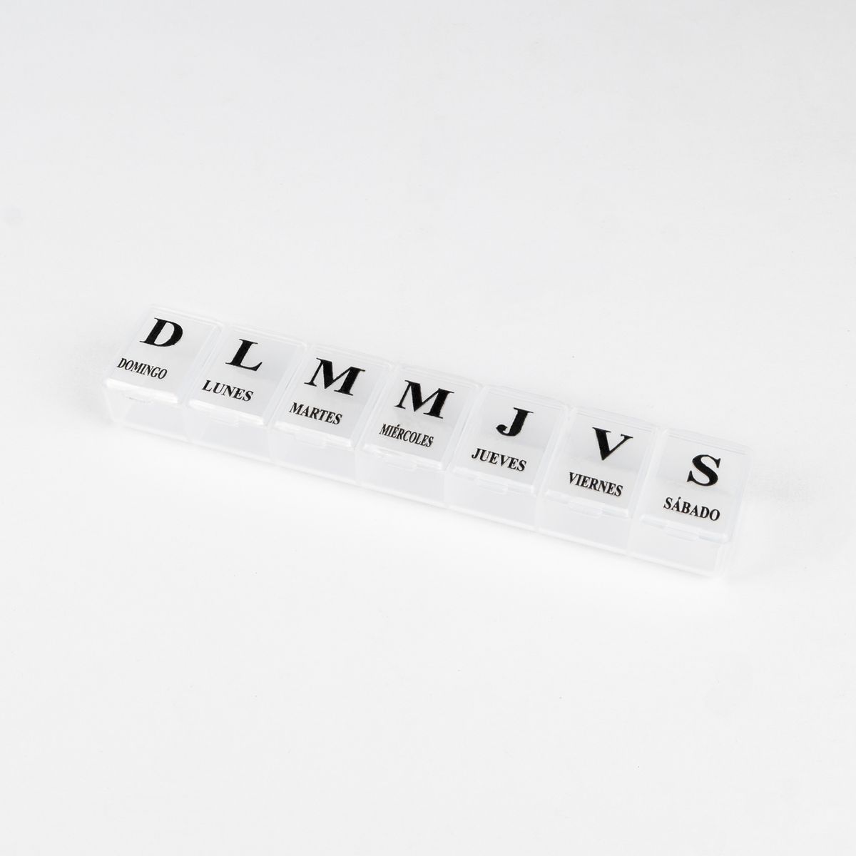 GENERICO - Pastillero Semanal Capsulero de 1 Toma