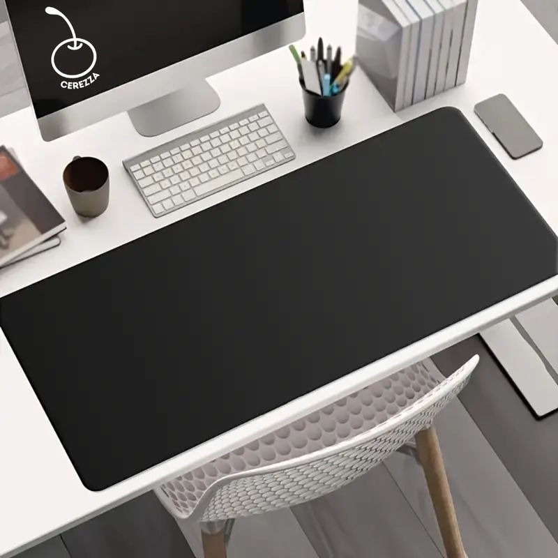 GENERICO - Pad Mouse Gamer Alfombrilla para PC De 70cm x 30cm Borde Cosido Negro