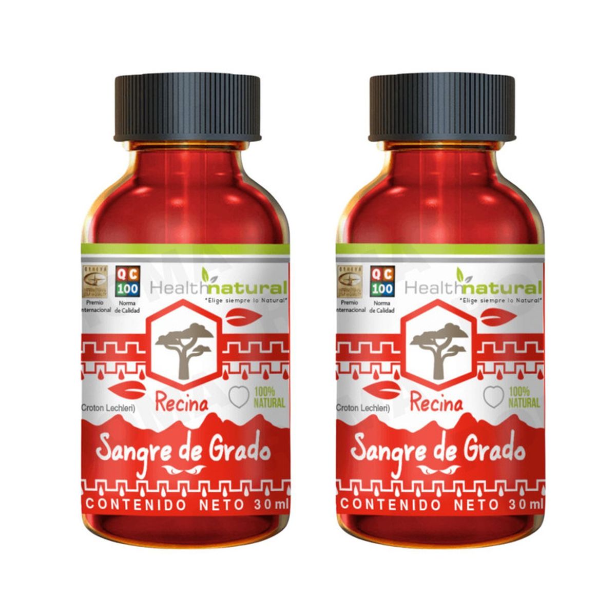 HEALTH NATURAL - PACK 2 RESINA DE SANGRE DE GRADO HEALTHNATURAL 60ML