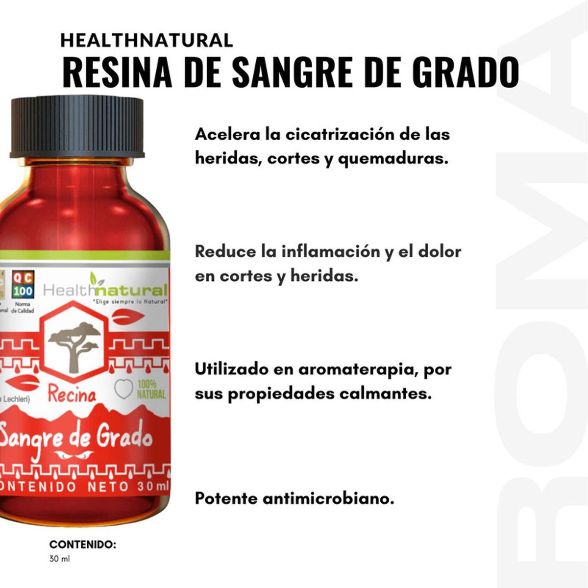 HEALTH NATURAL - PACK 2 RESINA DE SANGRE DE GRADO HEALTHNATURAL 60ML