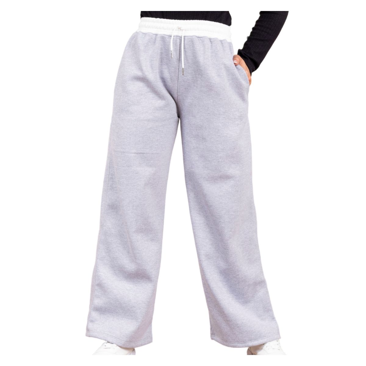 GENERICO - Pantlon Palazzo Lucy Franela Reactiva Mujer