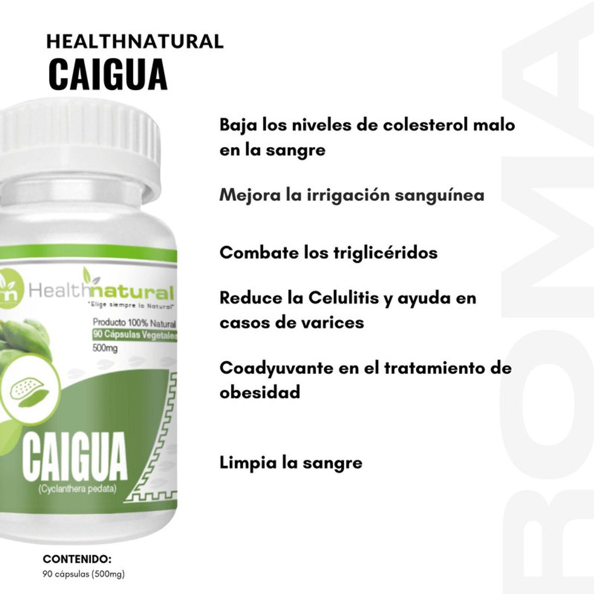 HEALTHNATURAL - PACK 2 CAIGUA HEALTHNATURAL 1000MG