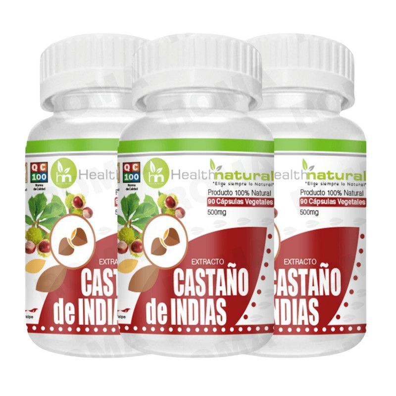 HEALTHNATURAL - PACK 3 CASTAÑO DE INDIAS HEALTHNATURAL 1500MG