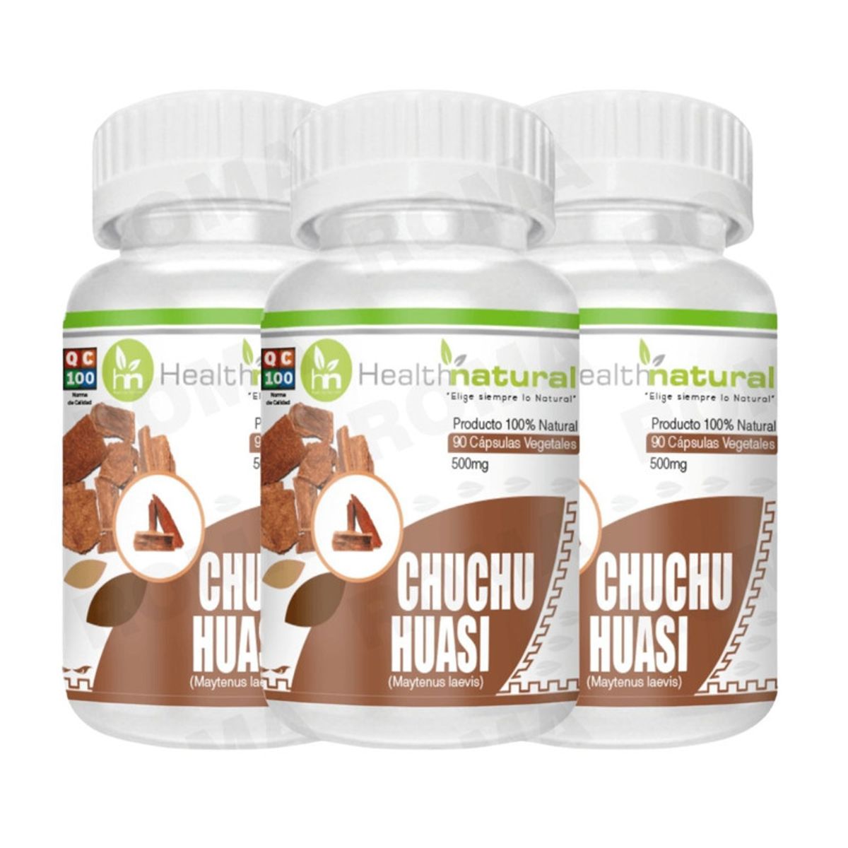 HEALTHNATURAL - PACK 3 CHUCHUHUASI HEALTHNATURAL 1500MG