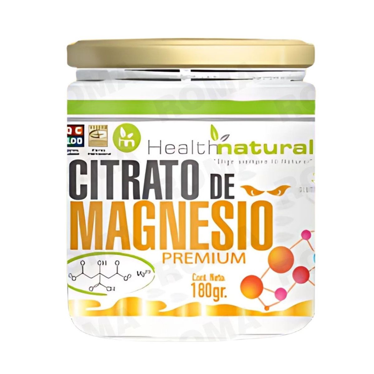 HEALTHNATURAL - CITRATO DE MAGNESIO PREMIUM HEALTHNATURAL 180GR