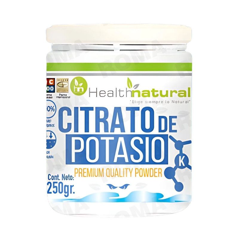 HEALTHNATURAL - CITRATO DE POTASIO PREMIUM HEALTHNATURAL 250GR