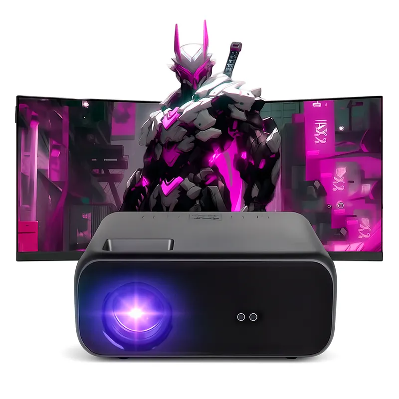 OWLENZ - Proyector Smart con Wifi y Bluetooth  Owlenz SD550 Enfoque Manual  Color Negro