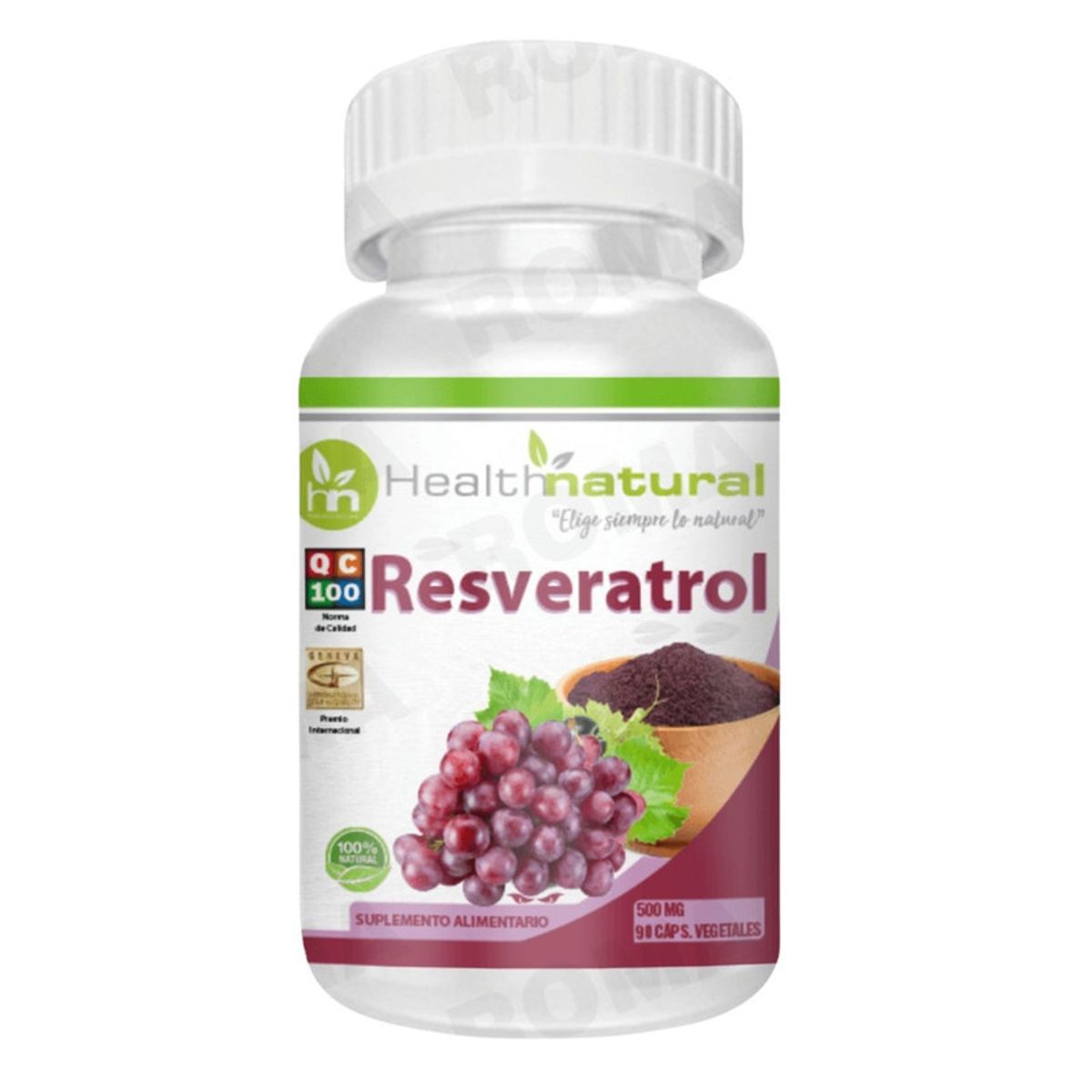 HEALTHNATURAL - RESVERATROL HEALTHNATURAL 500MG