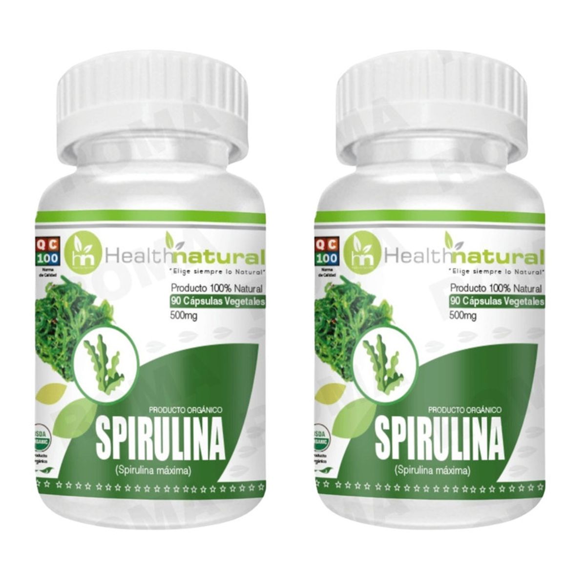 HEALTHNATURAL - PACK 2 SPIRULINA HEALTHNATURAL 1000MG
