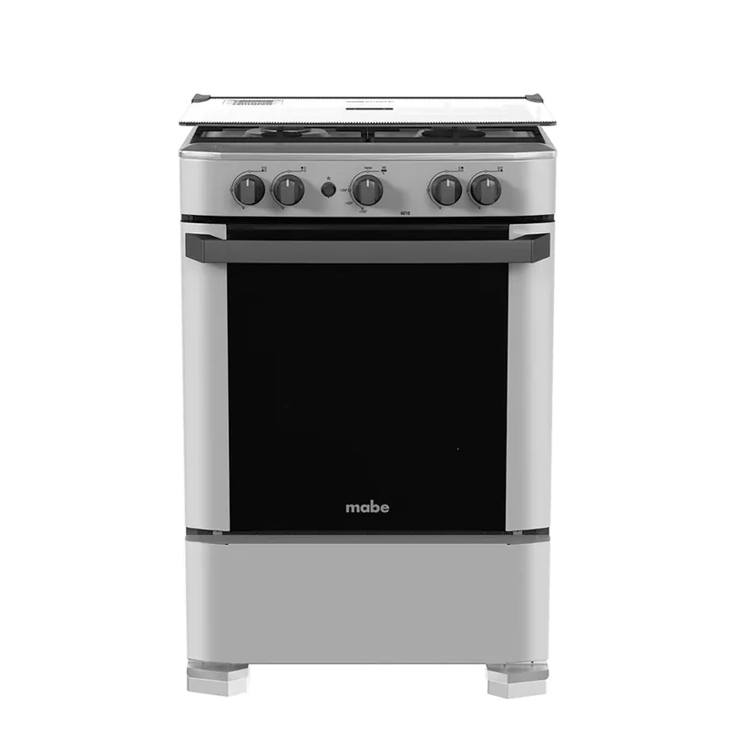 MABE - Cocina de piso a Gas 60 cm Silver Mabe CMP6010FG1