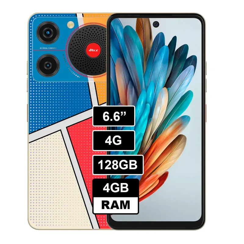 ZTE - Celular Nubia Music 128GB 4GB RAM - AZUL