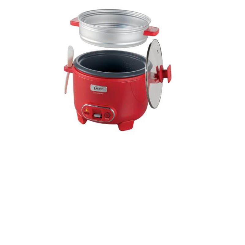 OSTER - Olla Arrocera de 10 Tazas 1,8 litros Roja Diamond Force Oster CKSTRC10DFPNK 053