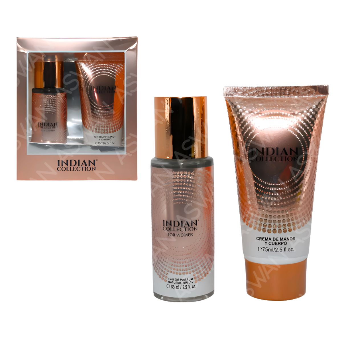 GENERICO - CREMA HIDRATANTE CORPARAL Y MANOS ROSA - INDIAN COLLECTION