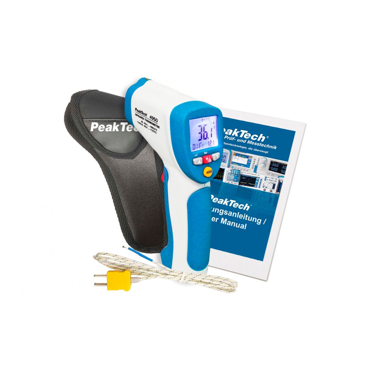 PEAKTECH - TERMÓMETRO IR/TIPO K 2 EN 1 - PEAKTECH P-4950
