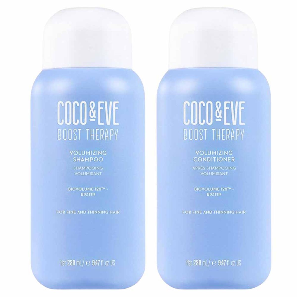 COCO & EVE - Set de Shampoo y Acondicionador Voluminizador Boost Therapy 2pc Coco & Eve