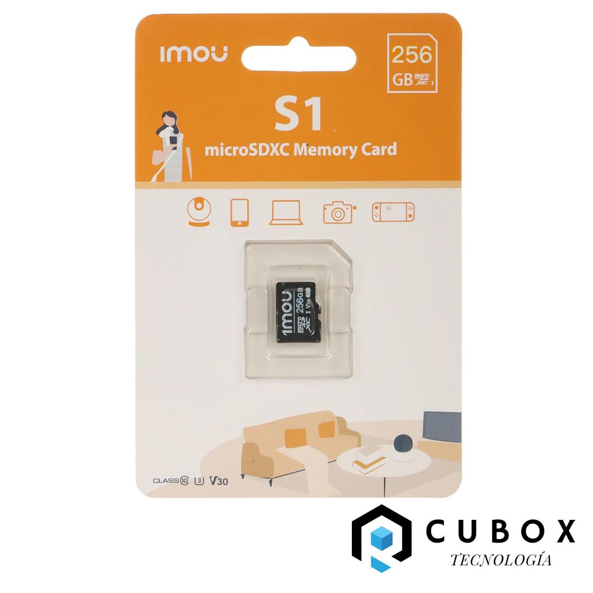 IMOU - Tarjeta MicroSD Imou S1 256 GB Exclusiva para Videovigilancia