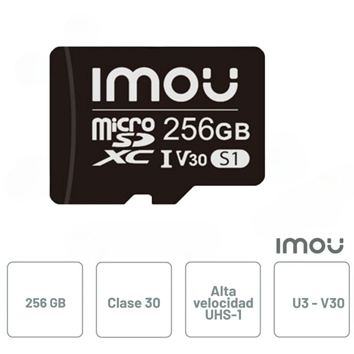 IMOU - Tarjeta MicroSD Imou S1 256 GB Exclusiva para Videovigilancia