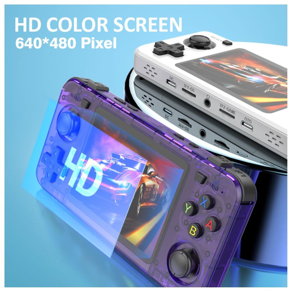 GENERICO - R36h Consola retro 128gb 2025 Original Amarillo