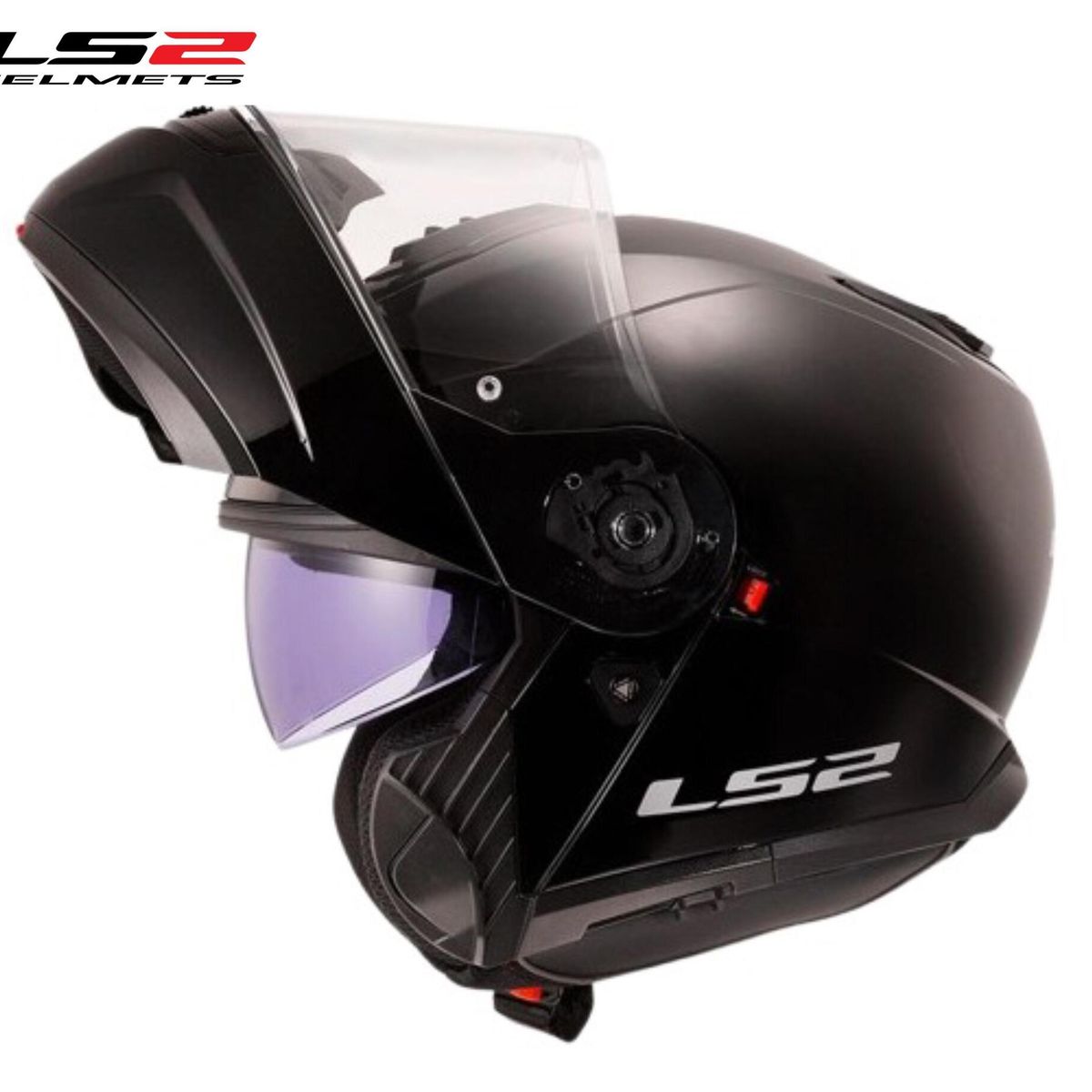 LS2 - CASCO LS2 FF908 STROBE 2 NEGRO MATE VISOR TRANSPARENT ORIGINAL¨ECE R22-06¨