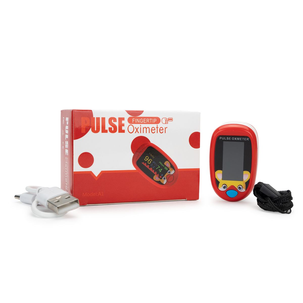 GENERICO - Oxímetro FINGERTIP Neonatal Y Pediátrico Rojo