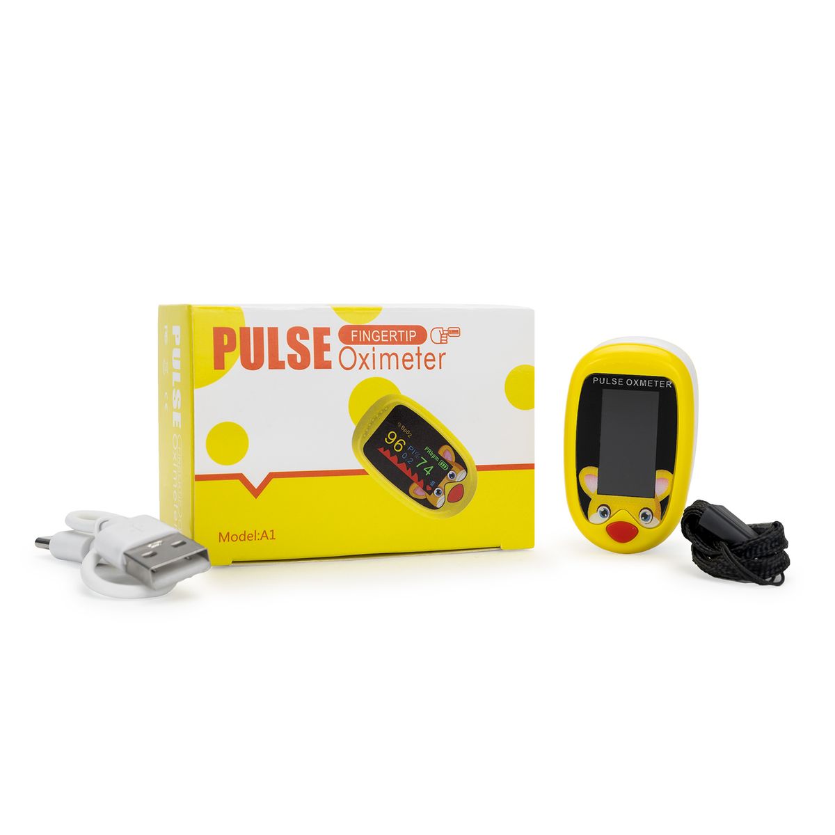 GENERICO - Oxímetro FINGERTIP Neonatal Y Pediátrico Amarillo