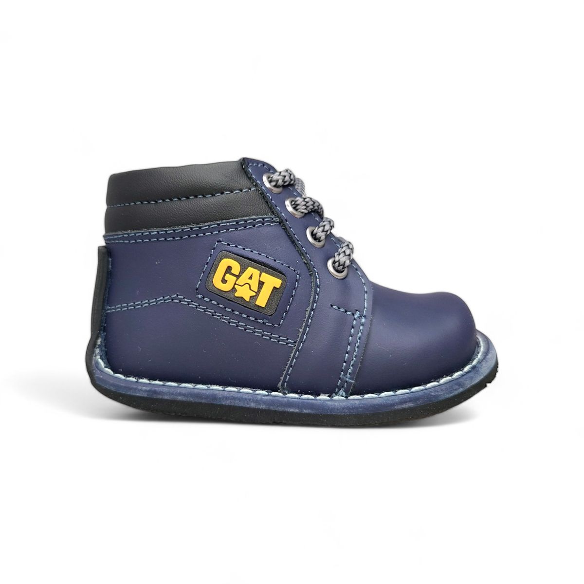 GENERICO - Zapato Pibe GAT semi-ortopédico Pasador Azul para niño bebé