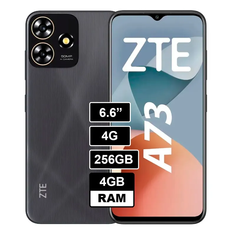 ZTE - Celular ZTE A73 4GB 256GB NEGRO