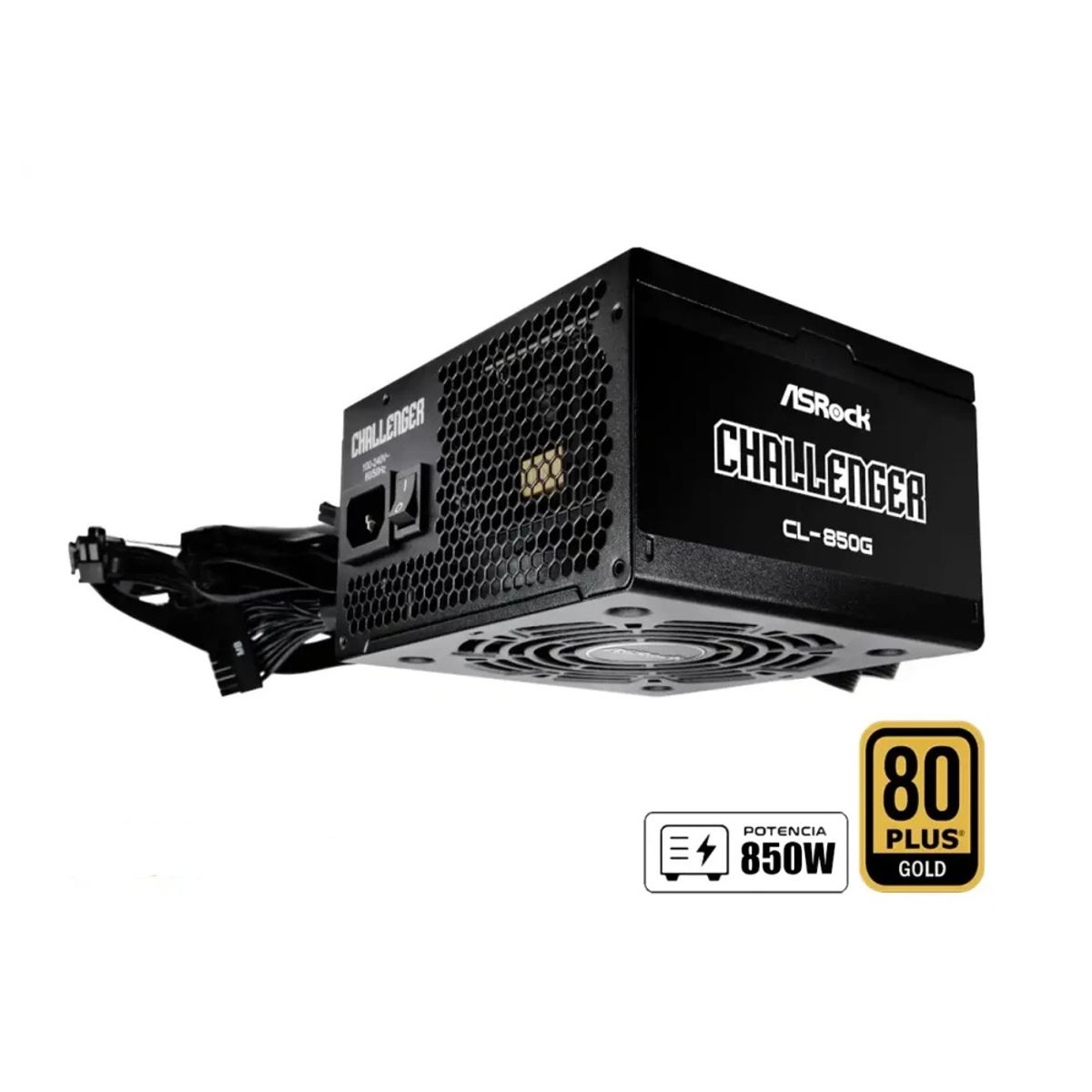ASROCK - Fuente de Poder AsRock Challenger 850W 80 Plus Gold ATX CL-850G