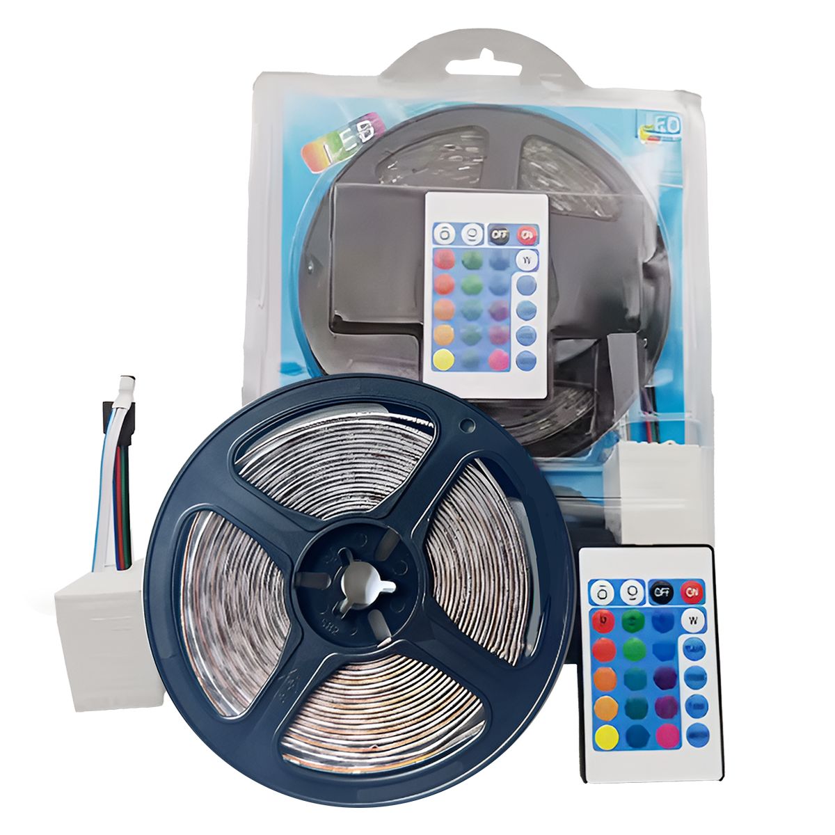 GENERICO - Led Rollo 5M rgb +transformador +control