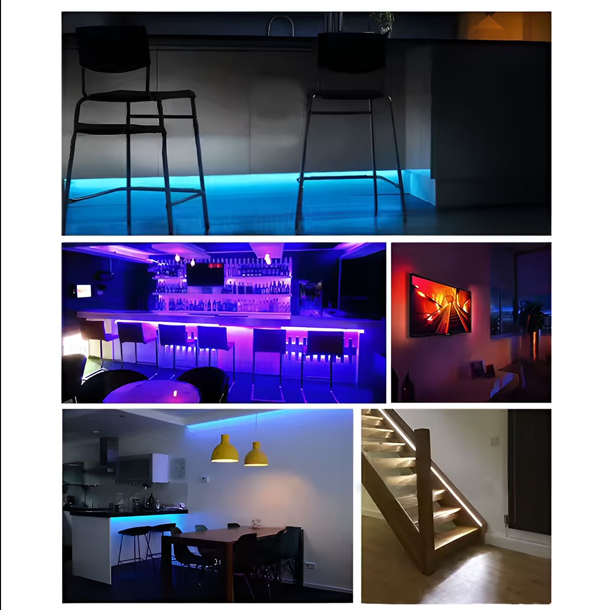 GENERICO - Led Rollo 5M rgb +transformador +control