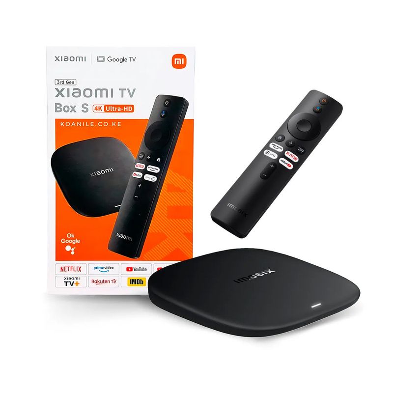 XIAOMI - Xiaomi Mi TV Box S 3era Gen Google TV 4K Chromecast 32GB Global