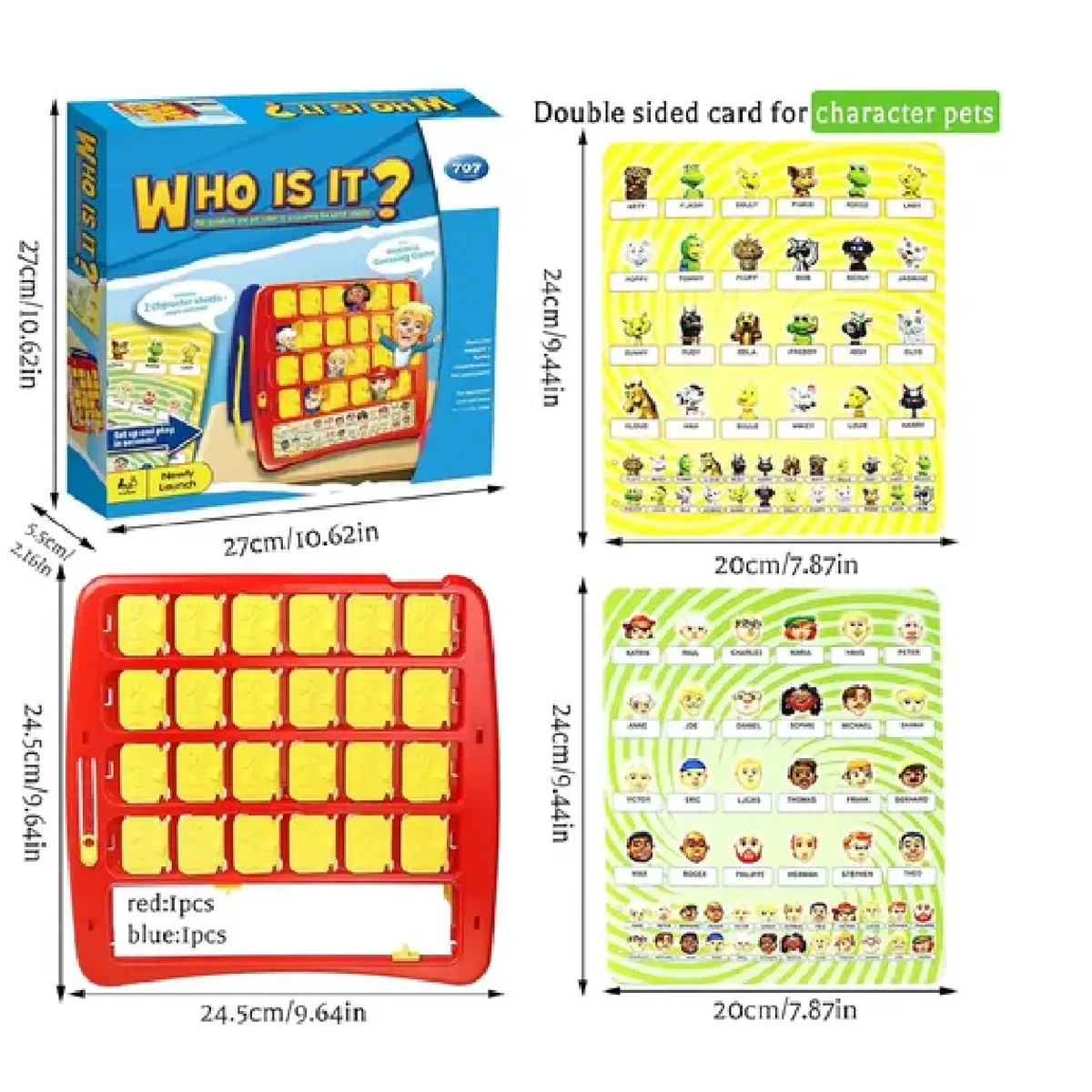 GENERICO - Juego Didáctico Adivina Quien Guess Who