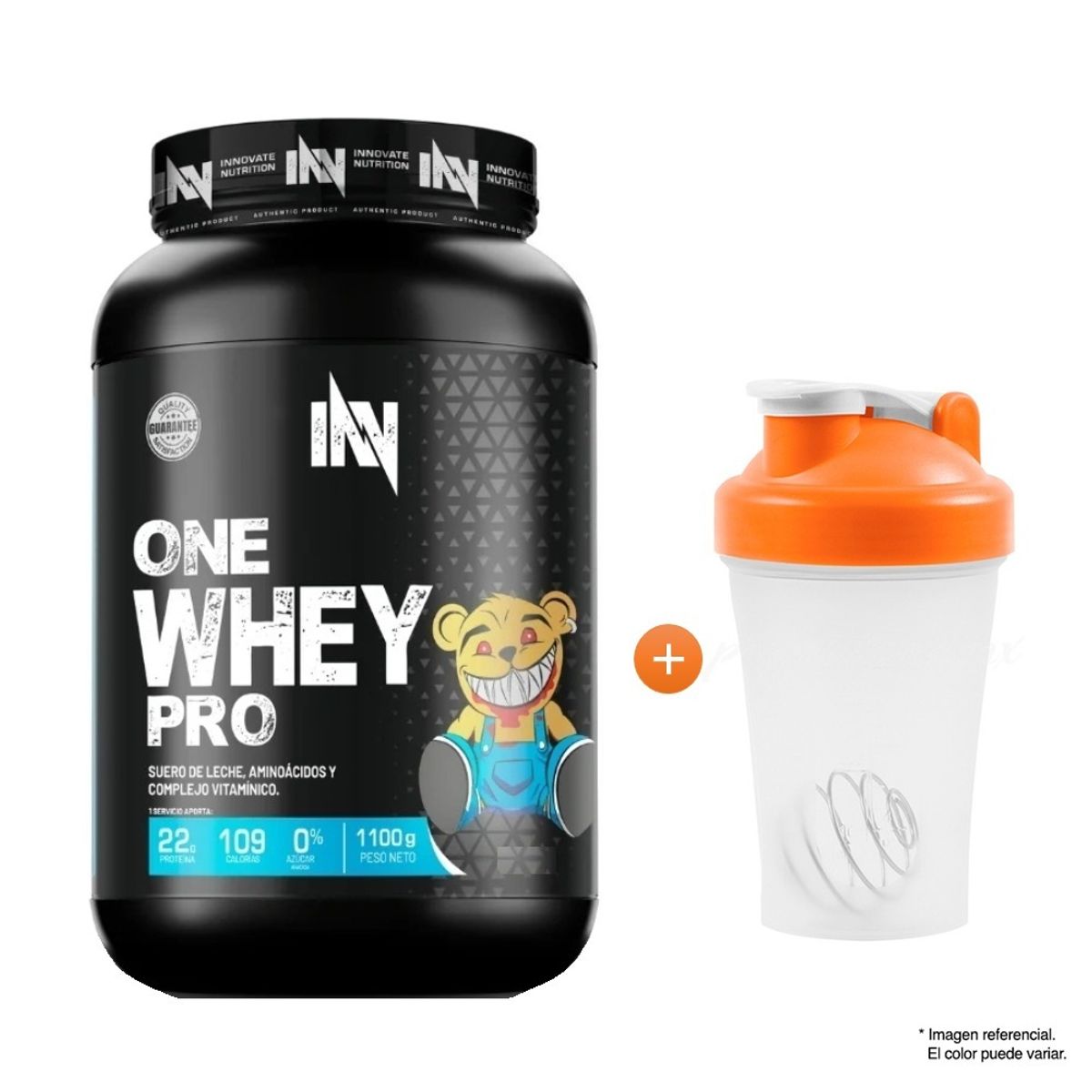 INN INNOVATE NUTRITION - Proteína One Whey Pro 1.1 kg Chocolate + Shaker