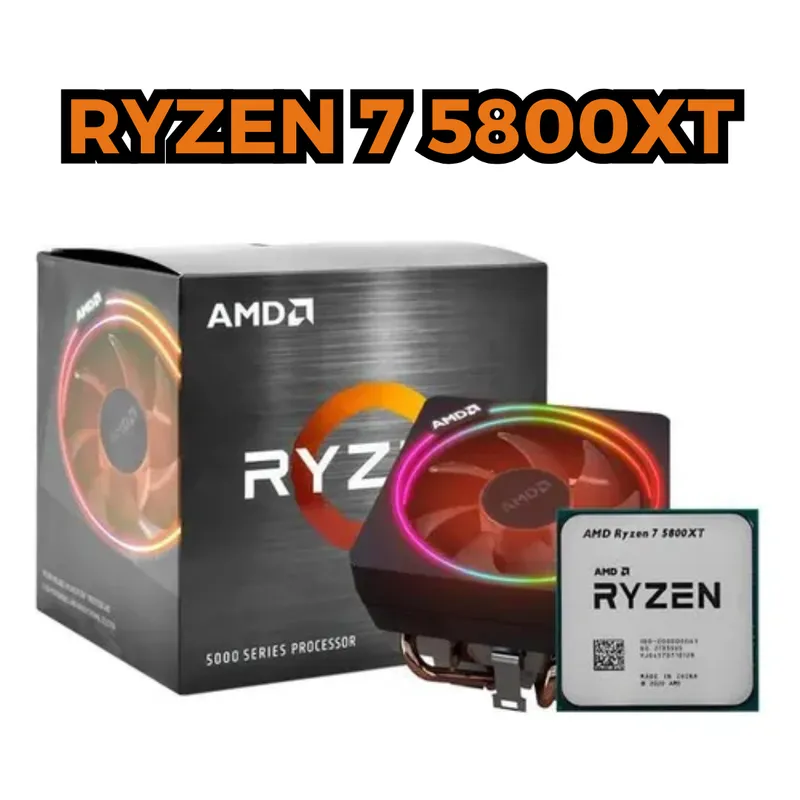 AMD - PROCESADOR AMD RYZEN 7 5800XT AM4 3,8GHZ CON COOLER RGB