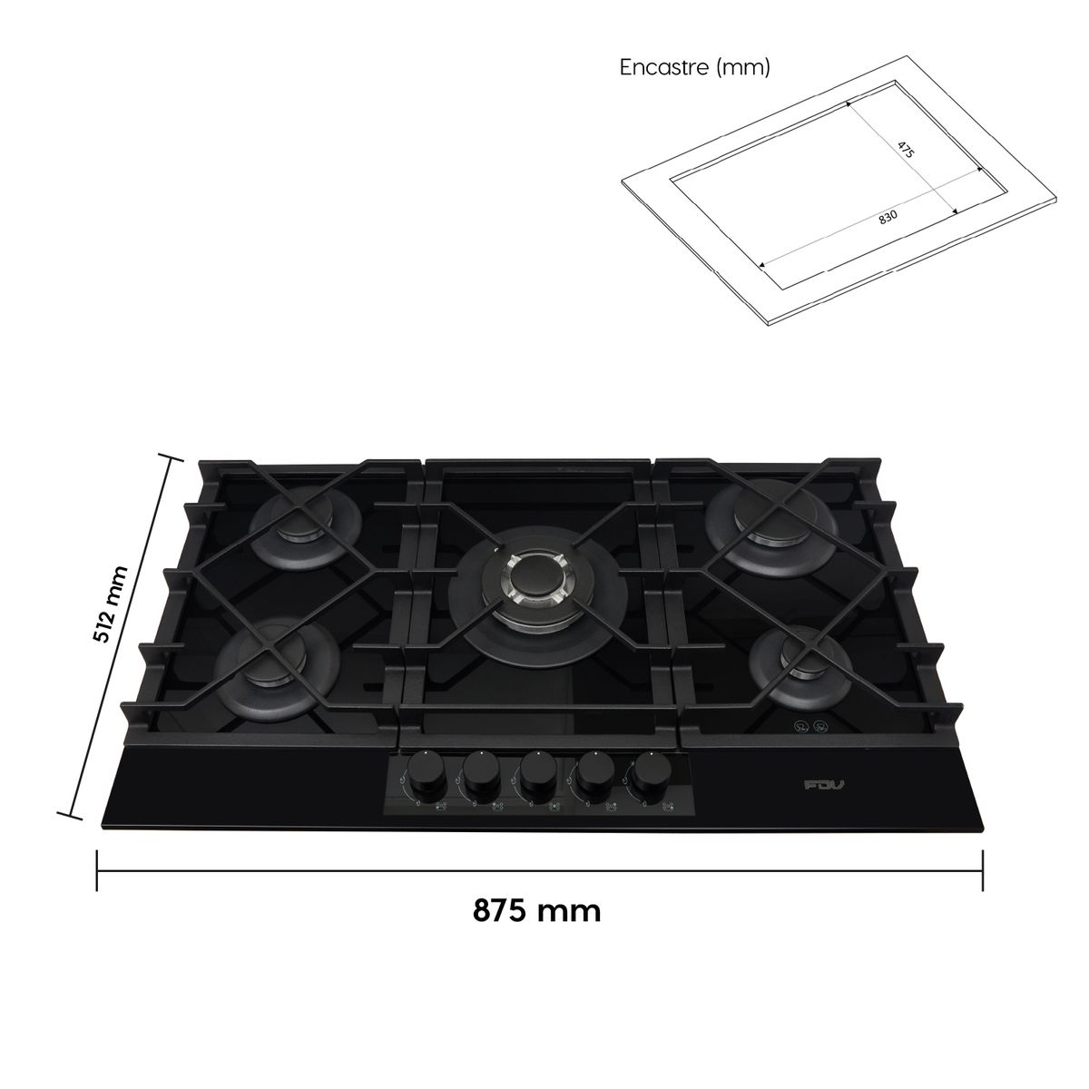 FDV - Encimera Signature 90 GLP FDV (Balón de Gas)