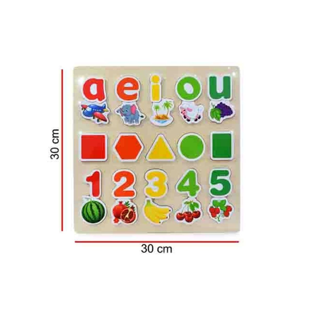 GENERICO - Rompecabeza Educativa Didactica Con Pizarra