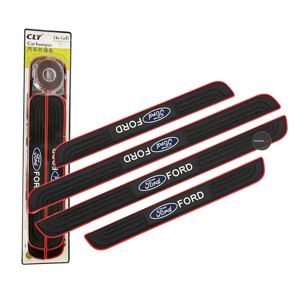 GENERICO - Kit 4Pcs Protector De Pisadera De Puerta Ford