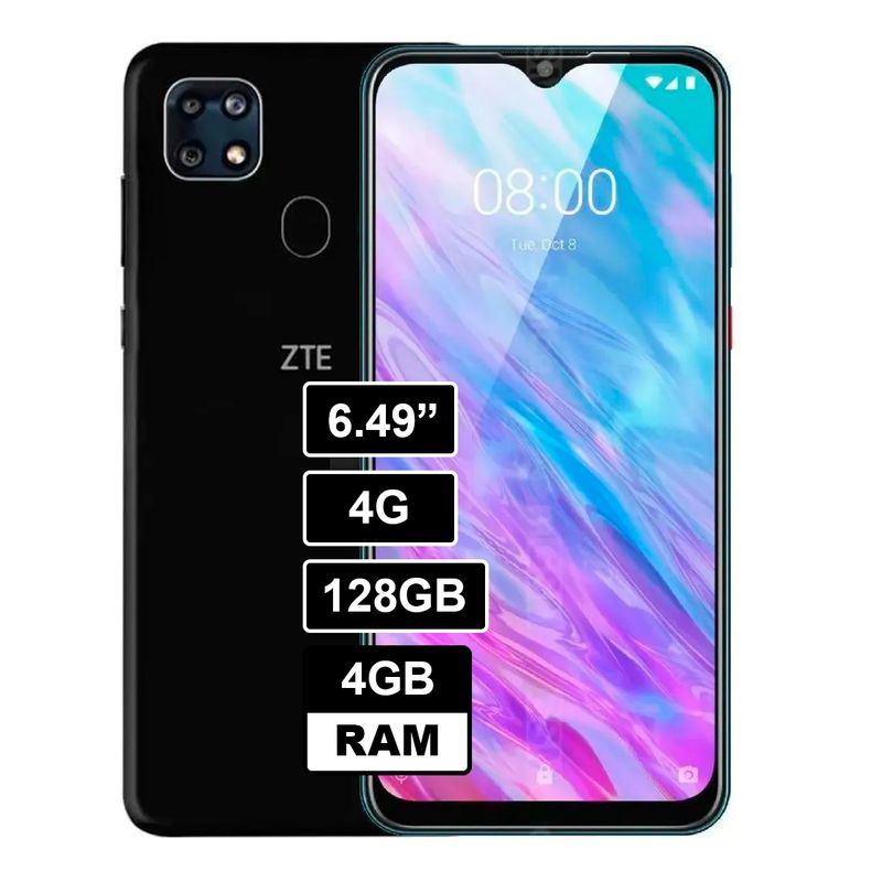 ZTE - Celular ZTE V Smart 128 GB 4 GB RAM NEGRO