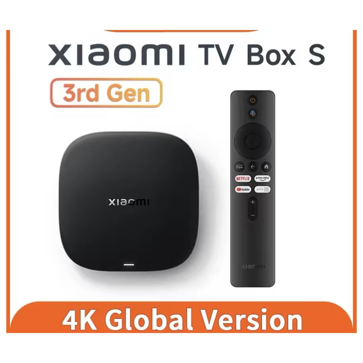 XIAOMI - TV Box Xiaomi Box S 3nd Generation MDZ-32-AA 4K de 32GB 2GB RAM Negro