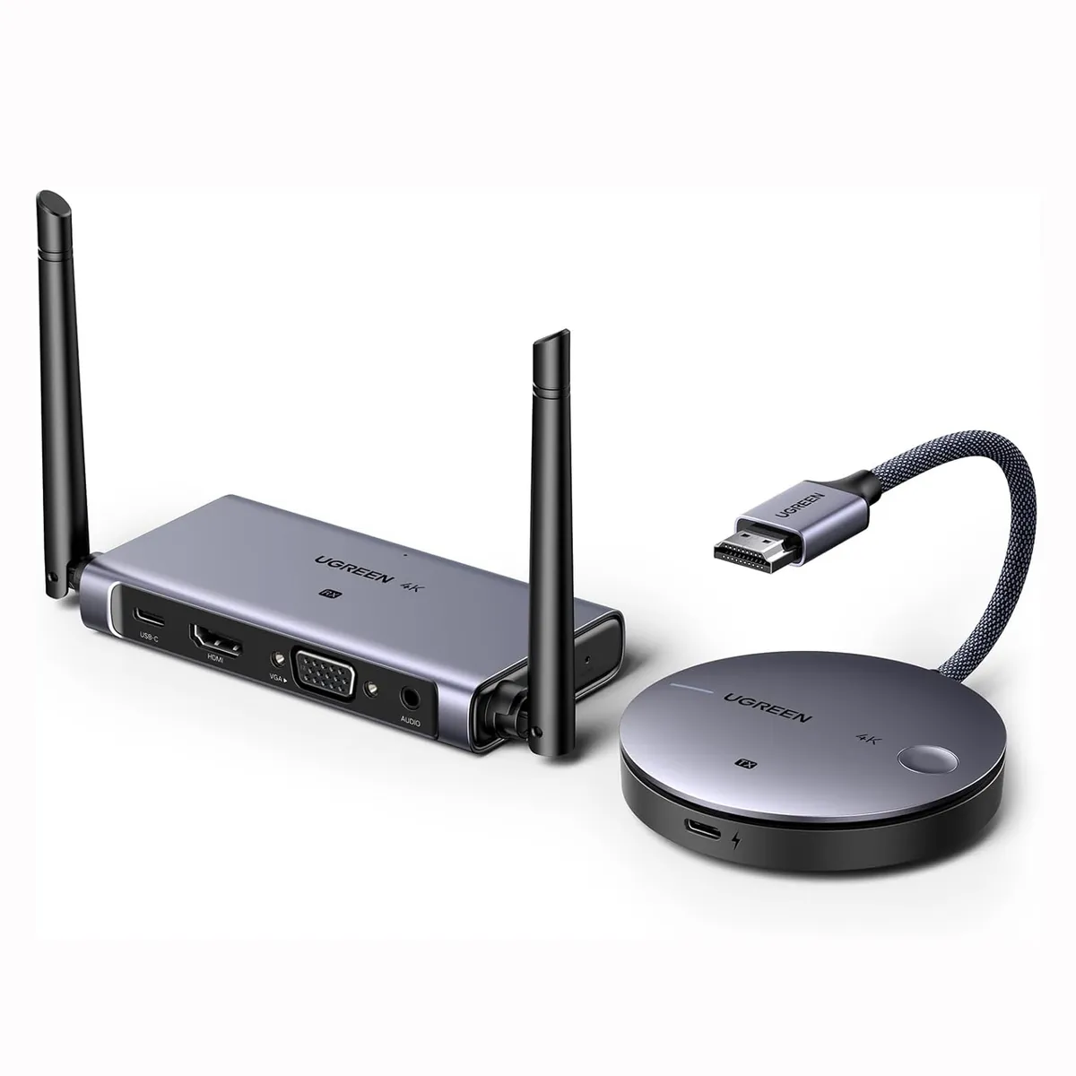 UGREEN - UGREEN Kit Extensor HDMI Transmisor y Receptor Inalámbrico 4K30Hz 5G