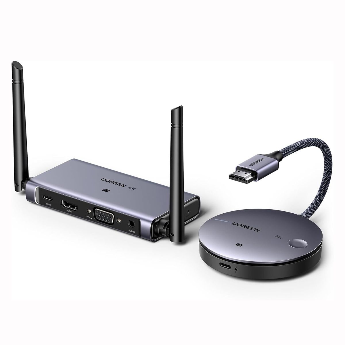 UGREEN - UGREEN Kit Extensor HDMI Transmisor y Receptor Inalámbrico 4K30Hz 5G