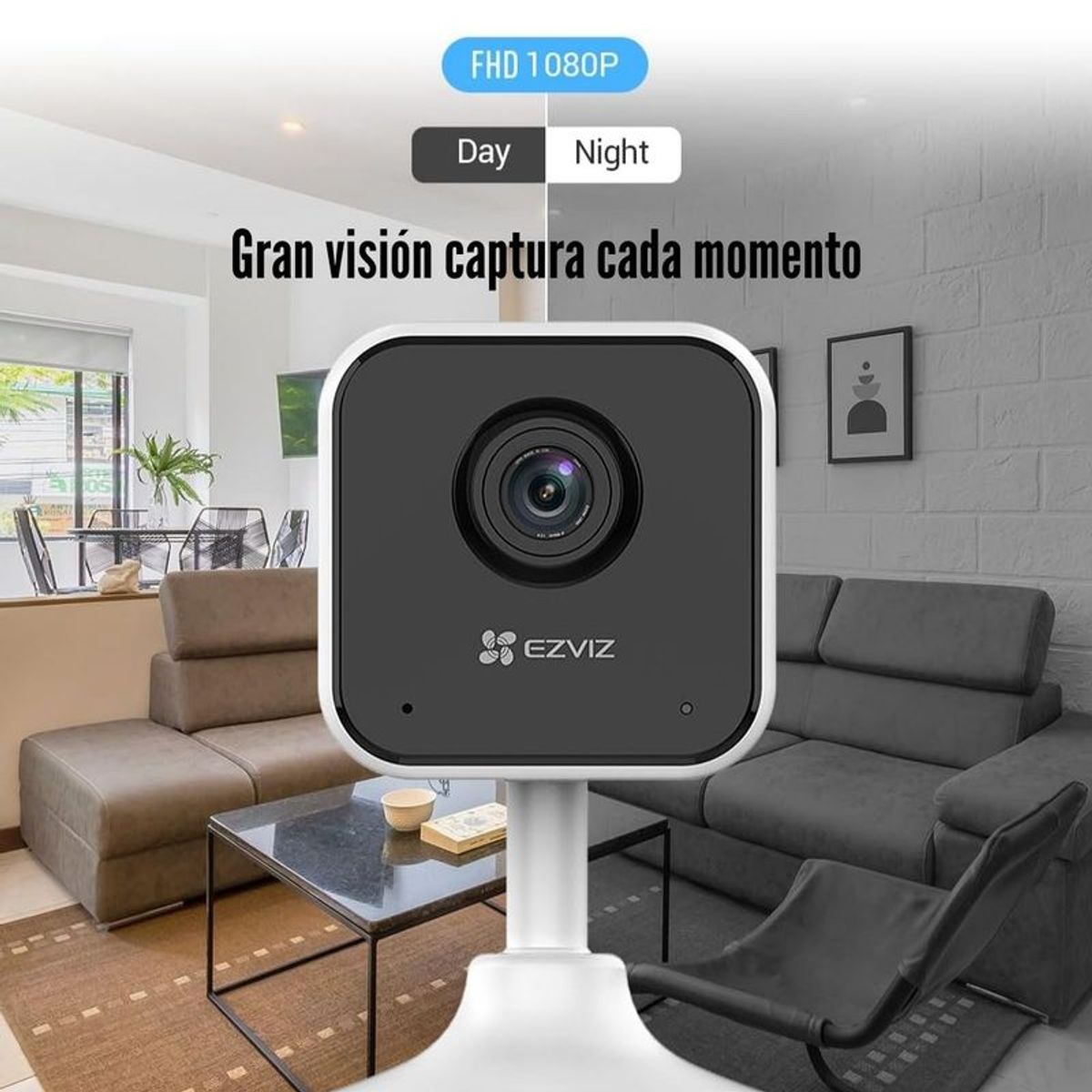 EZVIZ - CAMARA WIFI H1C 2MP EZVIZ AUDIO BIDIRECCIONAL LENTE GRAN ANGULAR