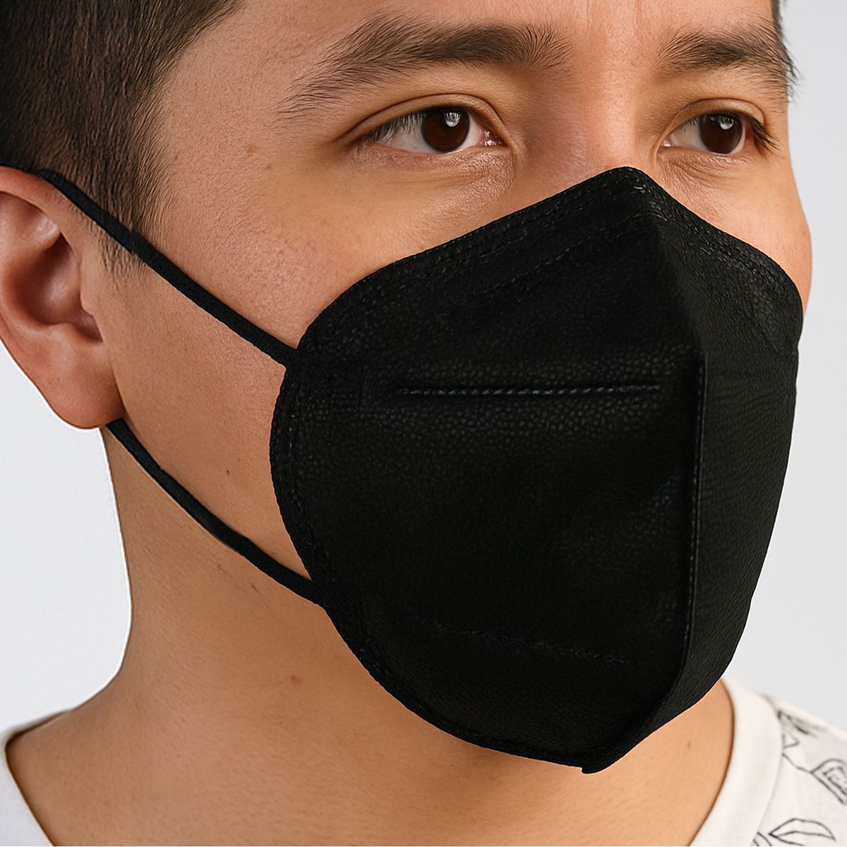 GENERICO - Mascarilla KN95 Negra para Adulto CAJA 10 UND