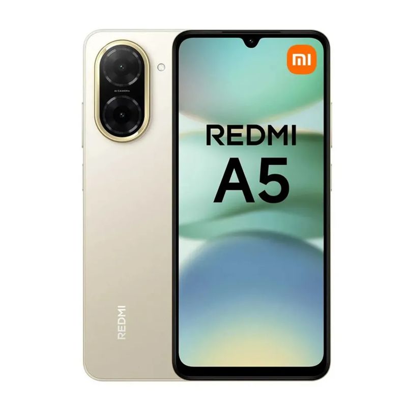 XIAOMI - Celular Xiaomi Redmi A5 Dual SIM 128GB Dorado 4GB + 4GB RAM