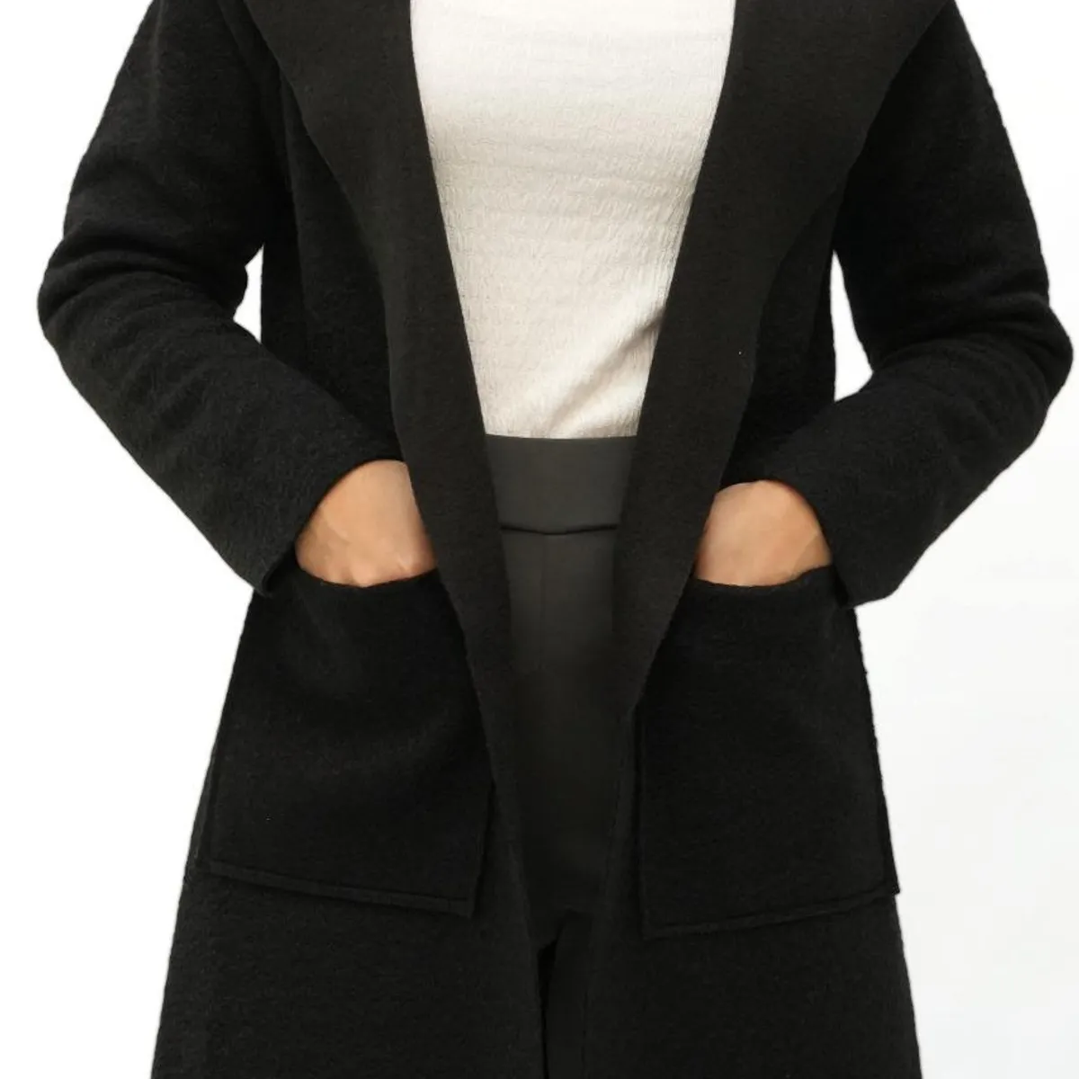 GENERICO - Saco de Paño con Capucha