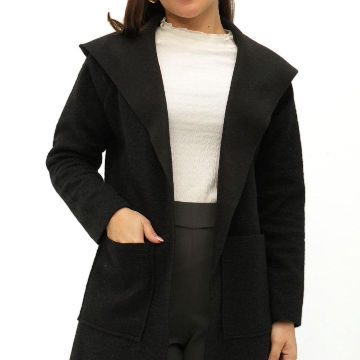 GENERICO - Saco de Paño con Capucha