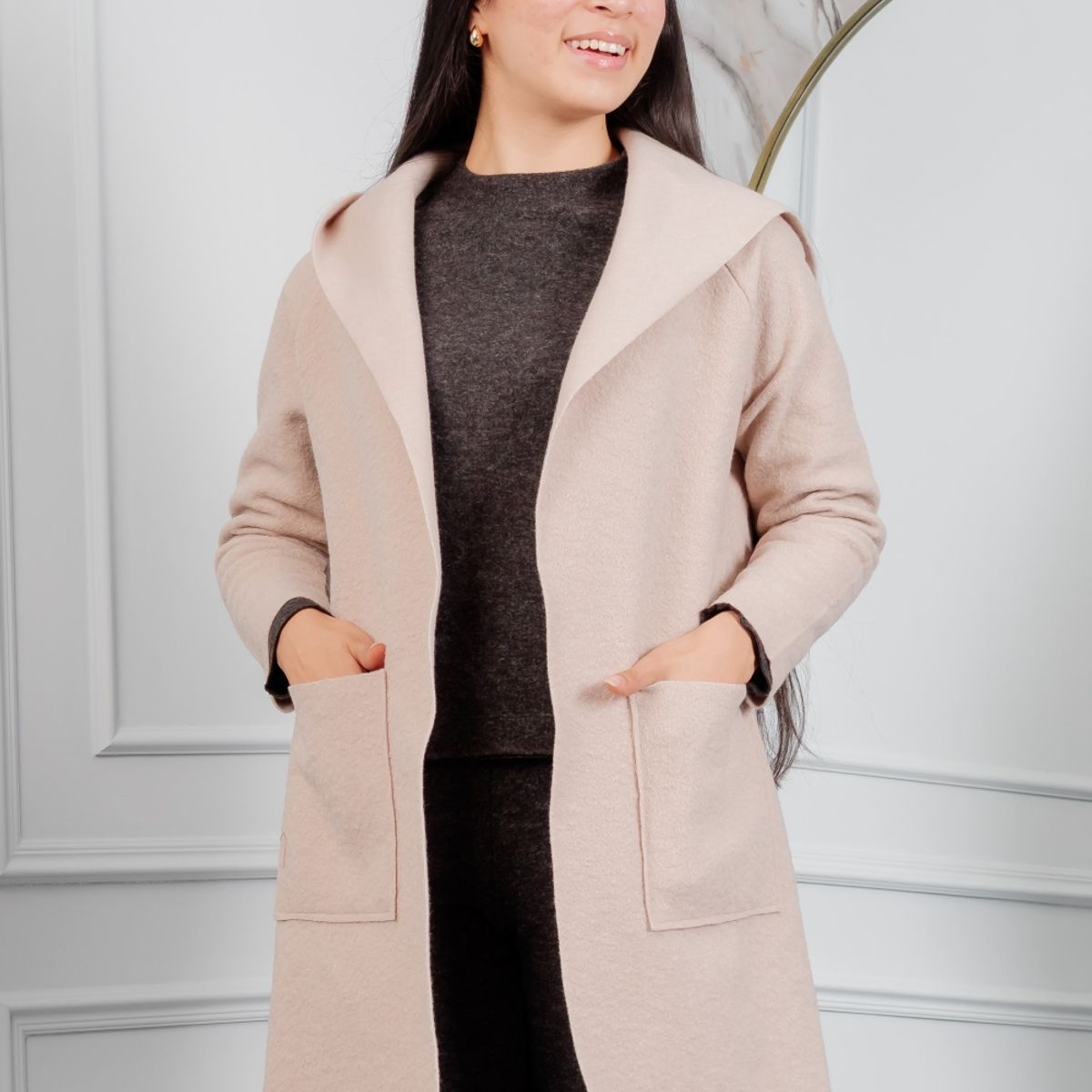 GENERICO - Saco de Paño con Capucha