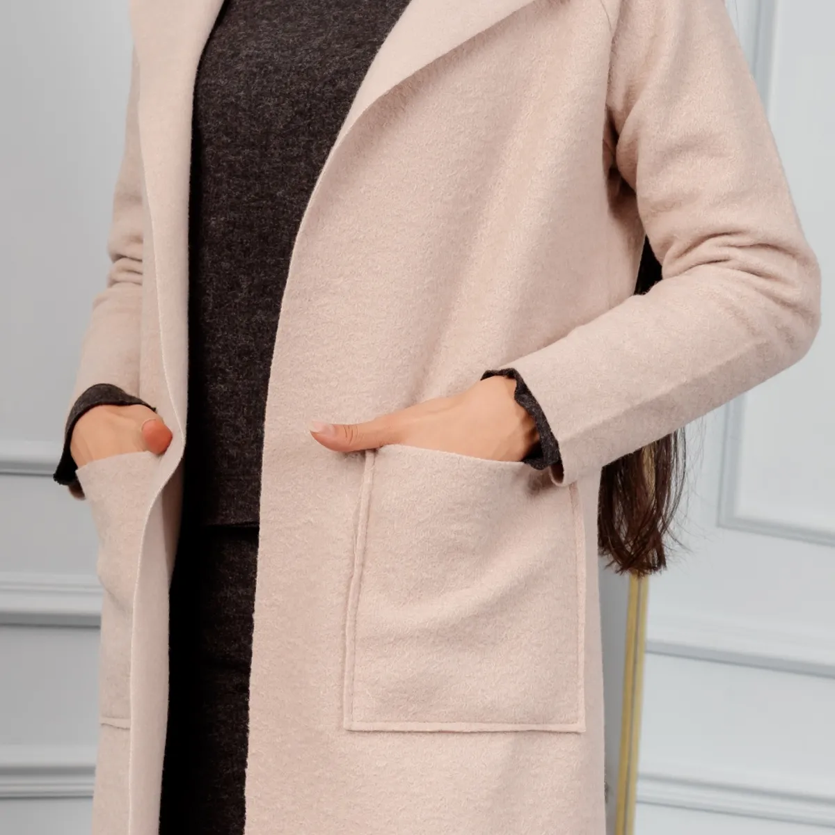 GENERICO - Saco de Paño con Capucha